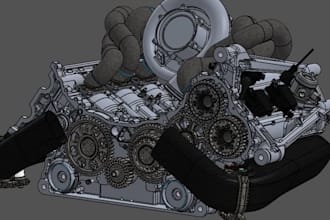 provide mechanical design, cnc machining cad and engineering drawings