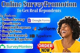 provide online survey respondents and market research participants