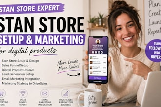 do organic stan store promotion stan store marketing stan store digital products