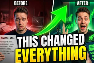 design professional business and finance youtube thumbnails