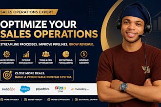 be your sales operations, sales closer, CRM pipeline and revenue growth strategy