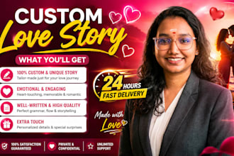 write custom college love story