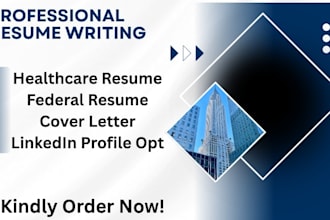 write the perfect resume, CV, cover letter and optimize linkedin