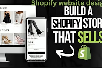 do shopify website, design shopify store, clone website and ecommerce store