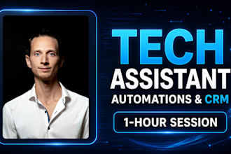 be your tech assistant for automations and CRM setup