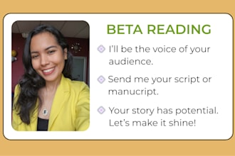 review your novel or script as a critical audience reader