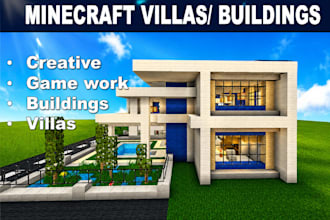 build stunning minecraft houses, villas, and mansions