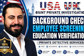 background check,investigate social media harassment check as verified detective