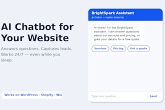 build an ai chatbot for your website to capture leads and answer questions