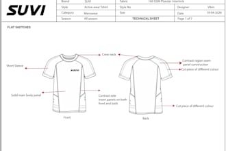 make professional apparel tech packs