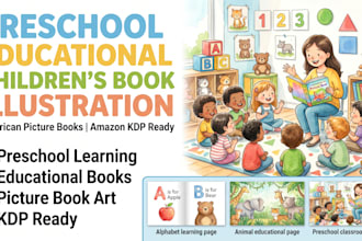 illustrate preschool american picture educational childrens book illustration