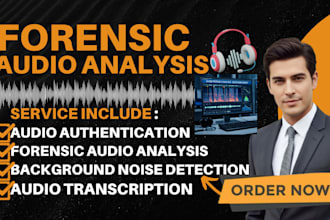enhance forensic audio, reduce noise, and improve voice clarity