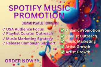 market your music to spotify playlist curators in the USA