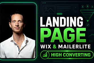 create a landing page