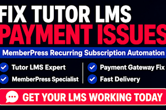 solve tutor lms payment issues set up recurring subscription zapier automation