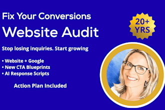 do a website conversion audit and provide fixes for lead generation