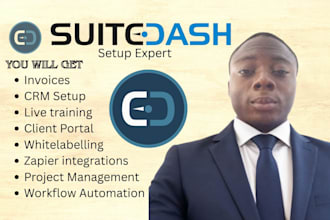 suitedash CRM project management client portal workflow to prevent lead loss