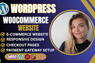 build wordpress woocommerce seo store and ecommerce website