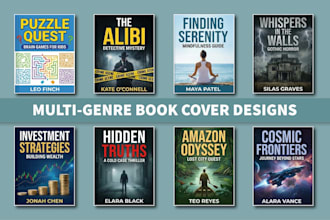 design a professional minimalist book cover design