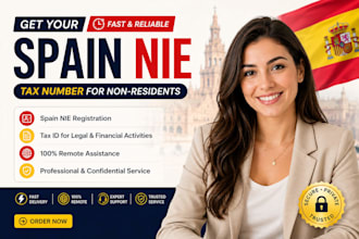 get your spain nie tax number and portugal nif remotely fast