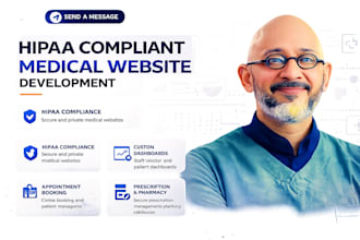 build wordpress website health care medical doctor website hipaa compliance shop