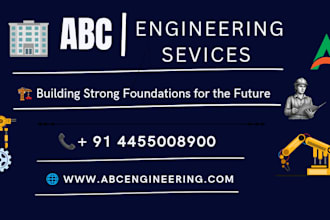 create professional engineering business card and company