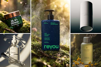 create luxury cgi product photography and animations