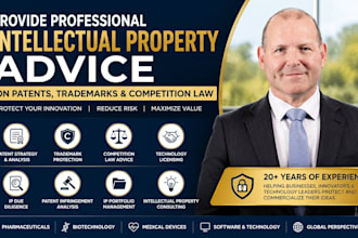 provide expert IP advice on patents, trademarks and competition law