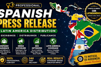 write submit distribute spanish press release latin america