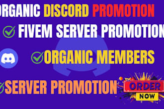 create discord server and promote your discord server for you