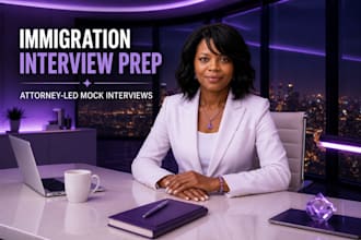 prepare you for your immigration interview with a mock interview