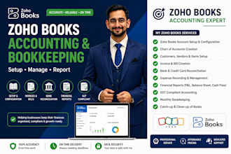 do zoho books accounting, bookkeeping and financial reports