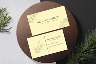 design a custom business card for you