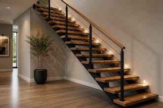 design and renovate custom staircase, stairs and railing that you have in mind