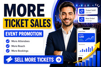 do event promotion, event marketing and promo videos to boost ticket sales
