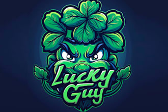 make wonderful make fresh green leaf mascot logo design for unlimited revisions