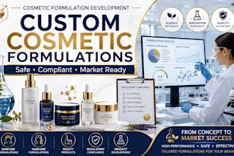 formulate professional skincare and cosmetic products