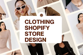 design clothing shopify store