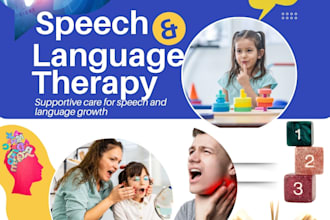 give speech language voice or reading disorders therapy