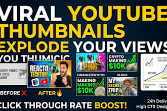 design viral youtube thumbnails that explode your views