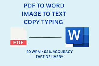 accurately copy type PDF handwritten notes to word