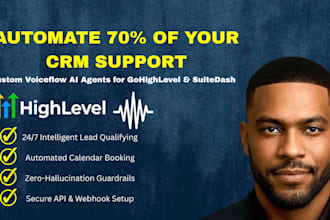 build voiceflow ai agent for gohighlevel CRM automation