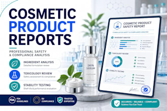 do toxicology safety data report for cosmetic product eu cpnp uk scpn