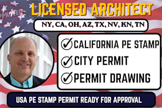 license architect civil structural engineer USA stamp texas california arizona