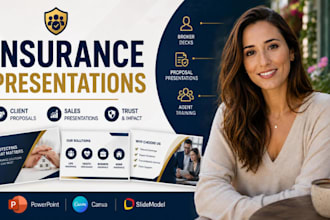 insurance sales presentation design, broker powerpoint, proposal presentation
