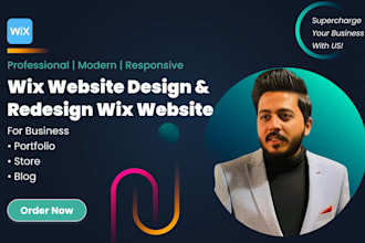 build wix website design, wix website redesign, or wix business website design