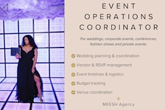 provide wedding and event coordination