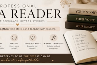 read and review your manuscript