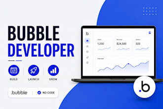 design bubble website bubble mvp saas bubble app developer