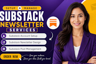 setup substack account substack newsletter design substack post management